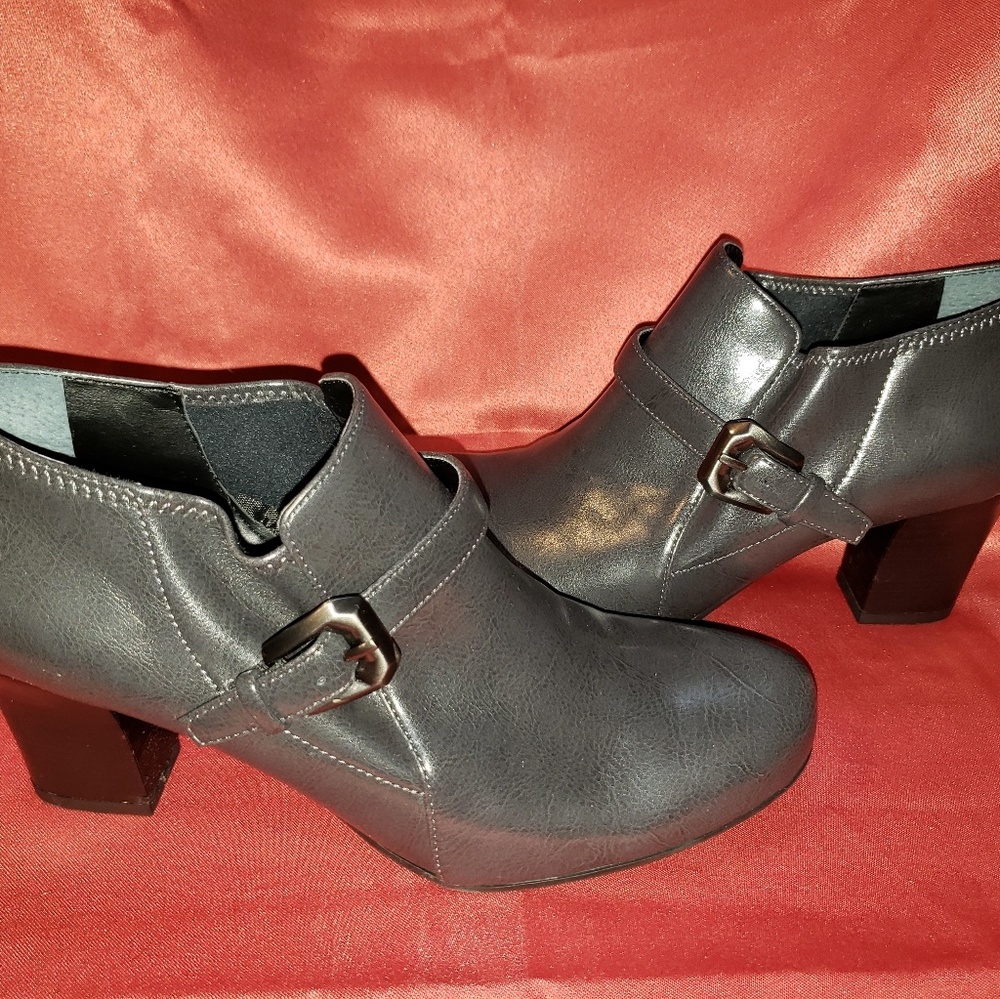 Franco sarto grey bootie heels